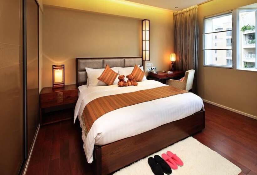 Апартаменты Deluxe 2 Спальни, Oakwood Gold Arch Residence Guangzhou