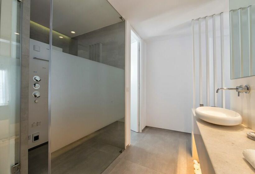 带海景的复工套房, Paros Agnanti Resort & Spa