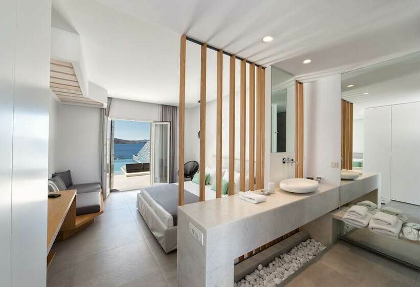 高级套房带海景, Paros Agnanti Resort & Spa