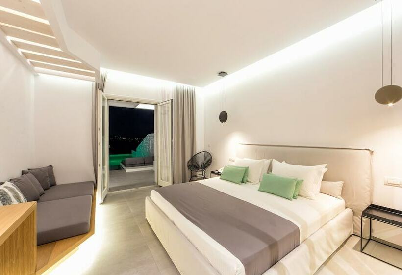 高级套房带海景, Paros Agnanti Resort & Spa