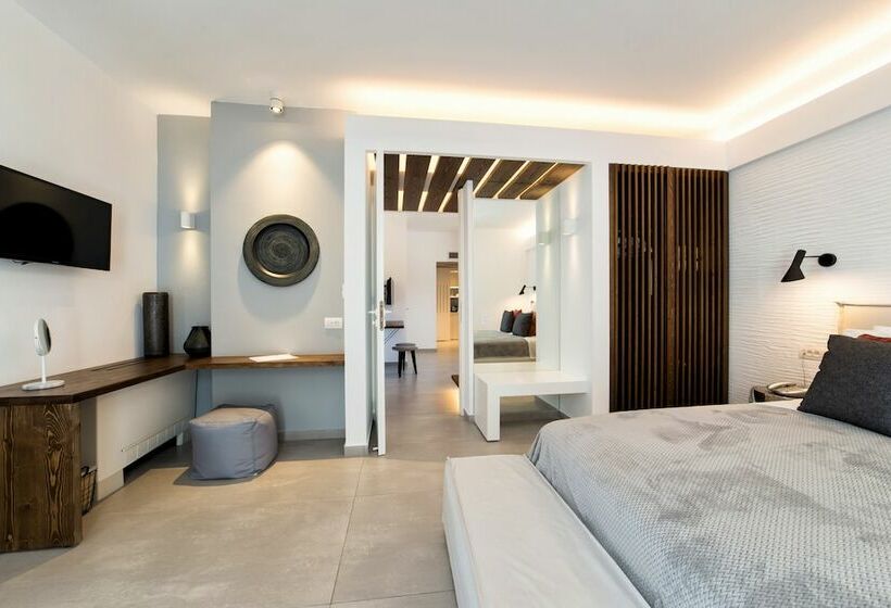 带海景的行政套房, Paros Agnanti Resort & Spa