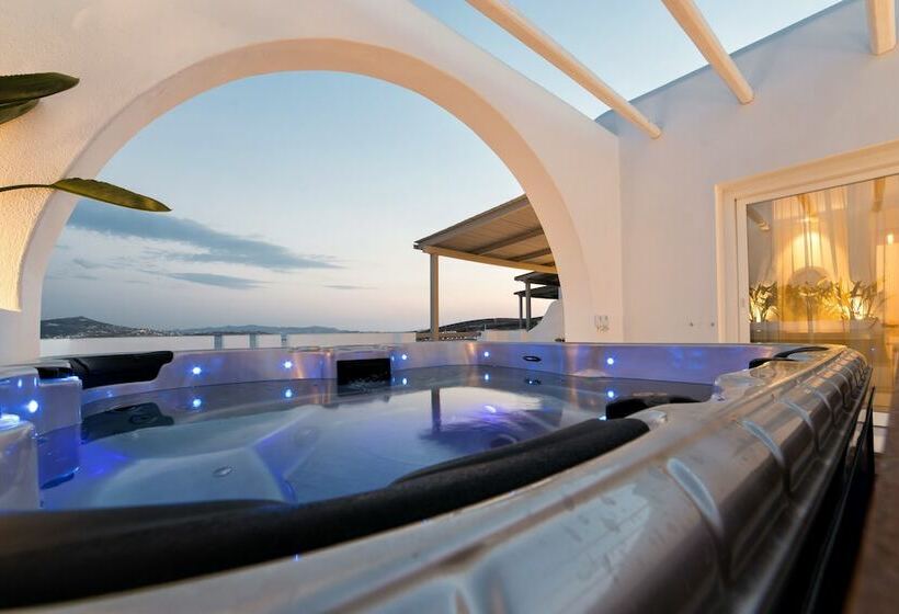 带海景的行政套房, Paros Agnanti Resort & Spa