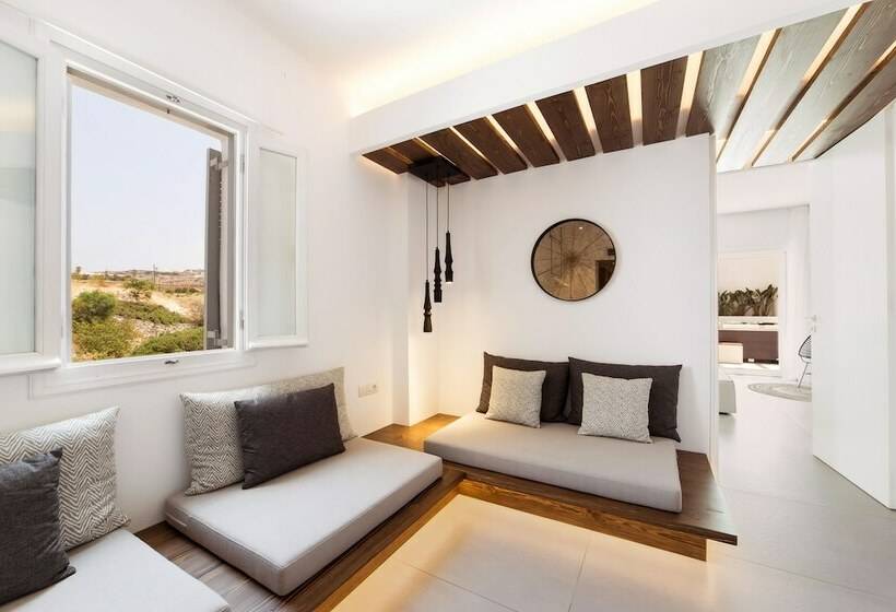 带海景的行政套房, Paros Agnanti Resort & Spa