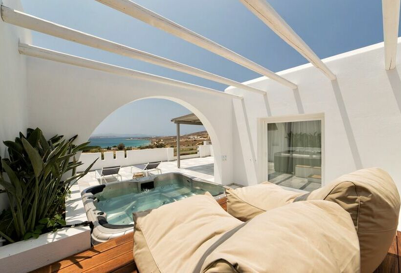 带海景的行政套房, Paros Agnanti Resort & Spa