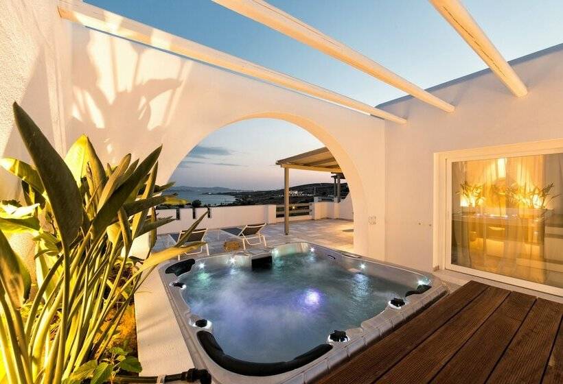 带海景的行政套房, Paros Agnanti Resort & Spa