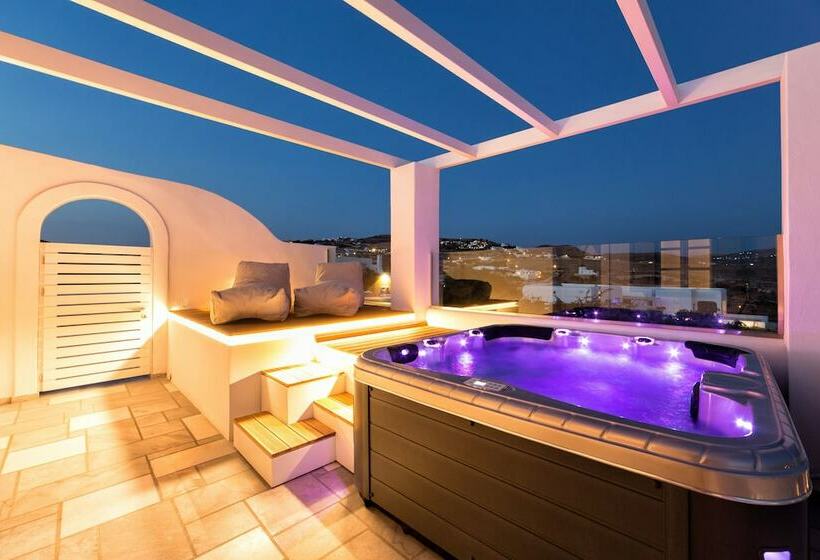 带海景的行政套房, Paros Agnanti Resort & Spa