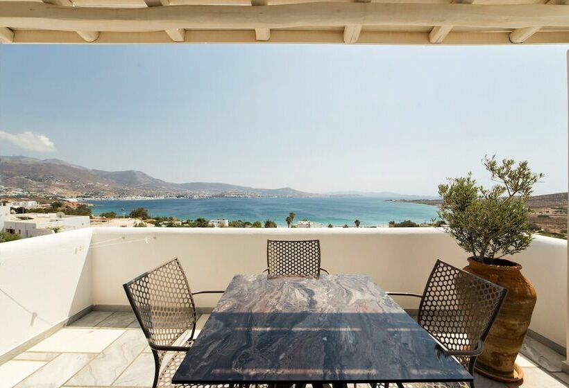 带海景的行政套房, Paros Agnanti Resort & Spa