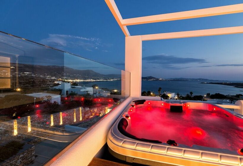 带海景的行政套房, Paros Agnanti Resort & Spa