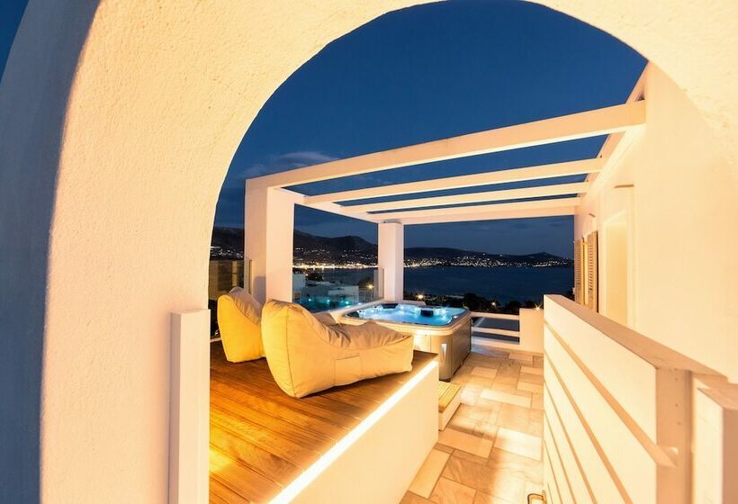 带海景的行政套房, Paros Agnanti Resort & Spa