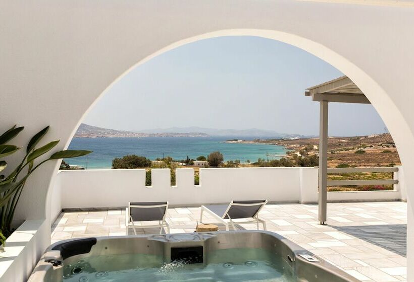 带海景的行政套房, Paros Agnanti Resort & Spa