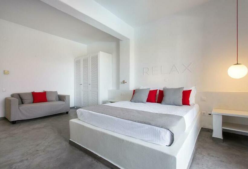 带海景高级家庭房间, Paros Agnanti Resort & Spa