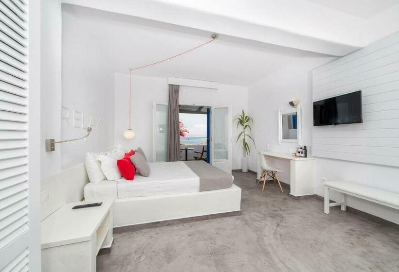 带海景高级家庭房间, Paros Agnanti Resort & Spa