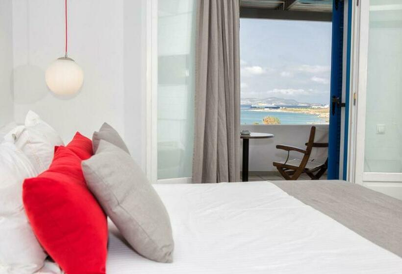 带海景高级家庭房间, Paros Agnanti Resort & Spa