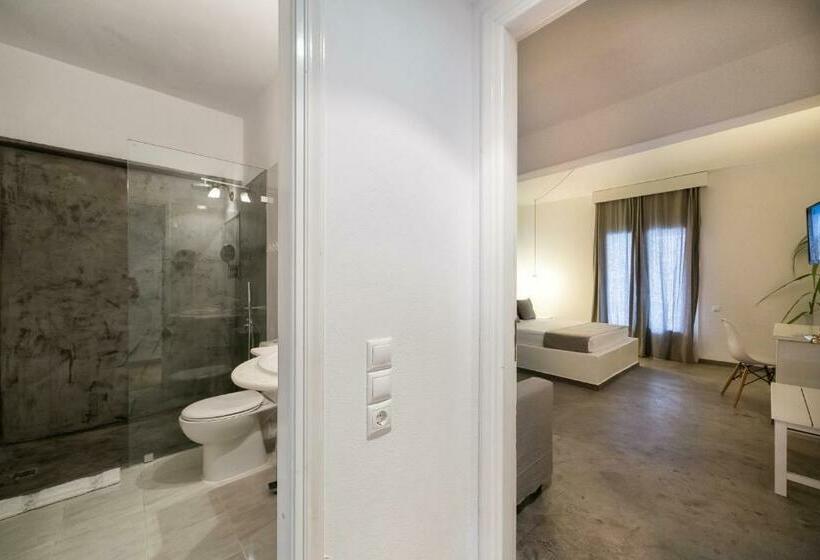 带海景高级家庭房间, Paros Agnanti Resort & Spa