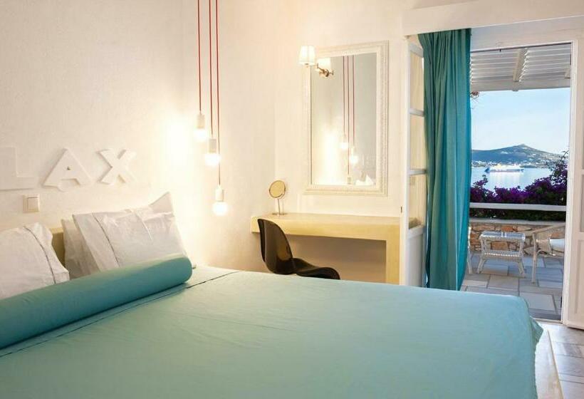 带海景高级家庭房间, Paros Agnanti Resort & Spa