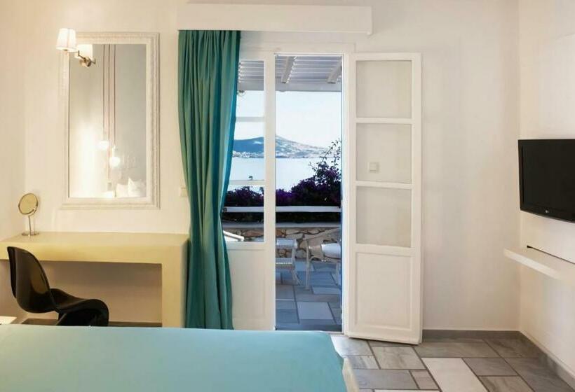 带海景高级家庭房间, Paros Agnanti Resort & Spa