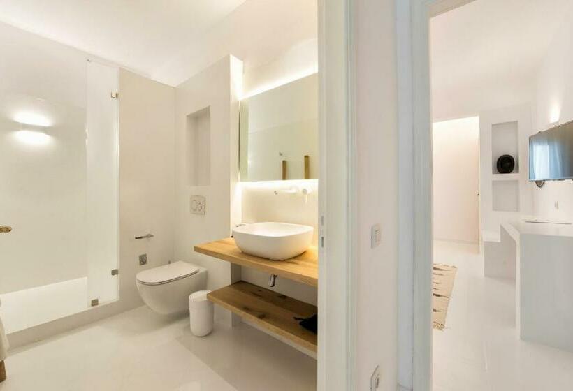 带海景高级家庭房间, Paros Agnanti Resort & Spa