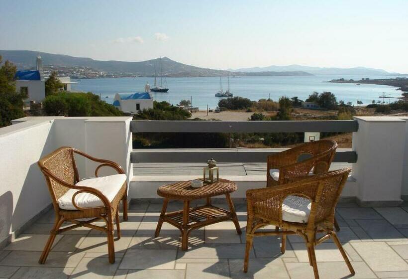 带海景高级家庭房间, Paros Agnanti Resort & Spa