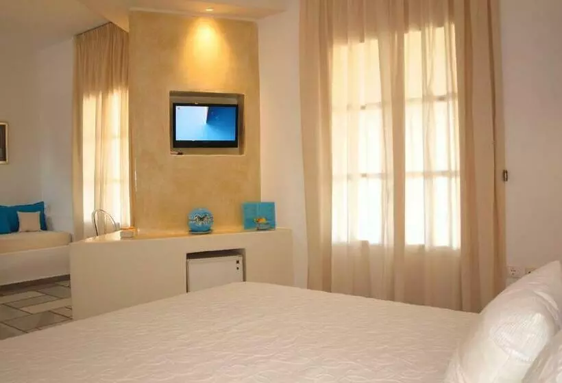 オーシャンビューのプレミアムルーム。, Paros Agnanti Resort & Spa