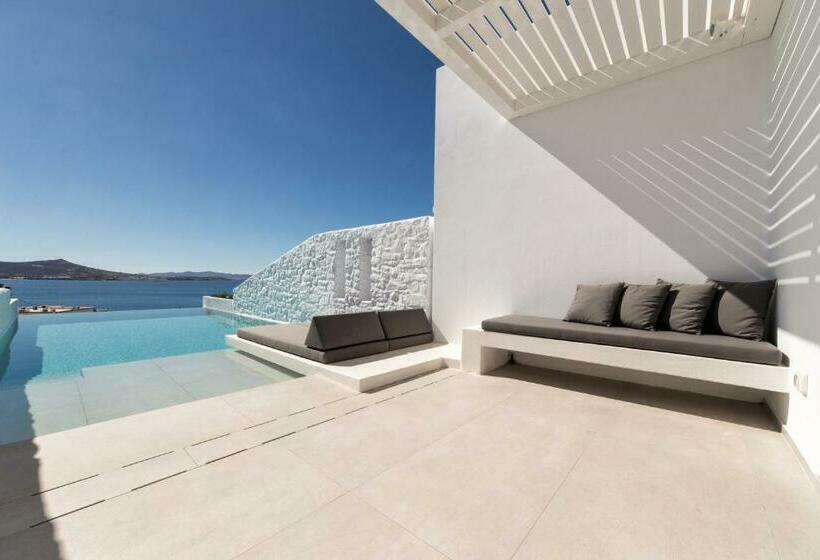 高级套房带海景, Paros Agnanti Resort & Spa