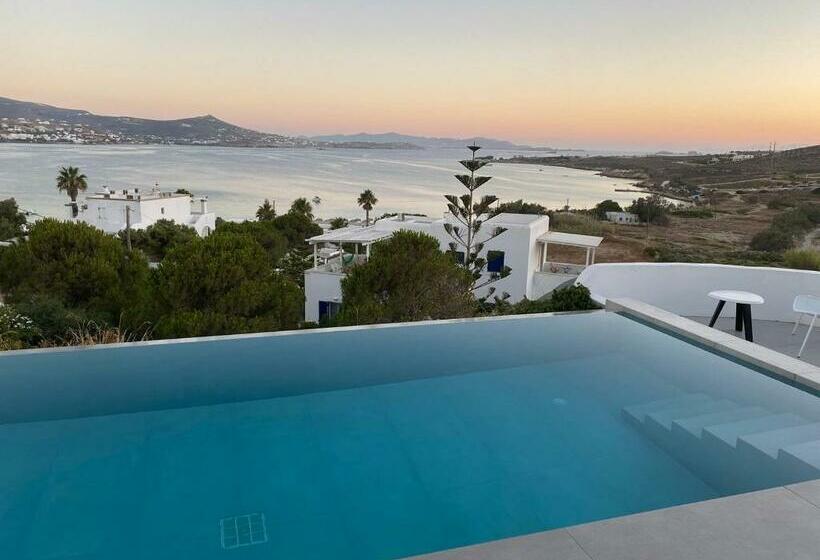 带海景的行政套房, Paros Agnanti Resort & Spa