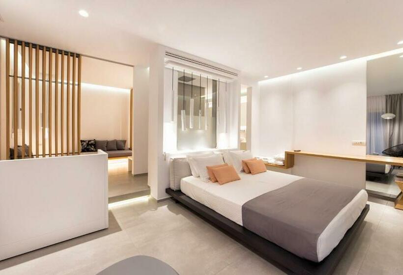 带海景的行政套房, Paros Agnanti Resort & Spa