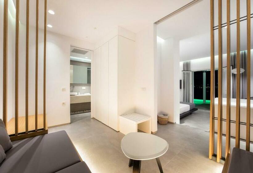 带海景的行政套房, Paros Agnanti Resort & Spa