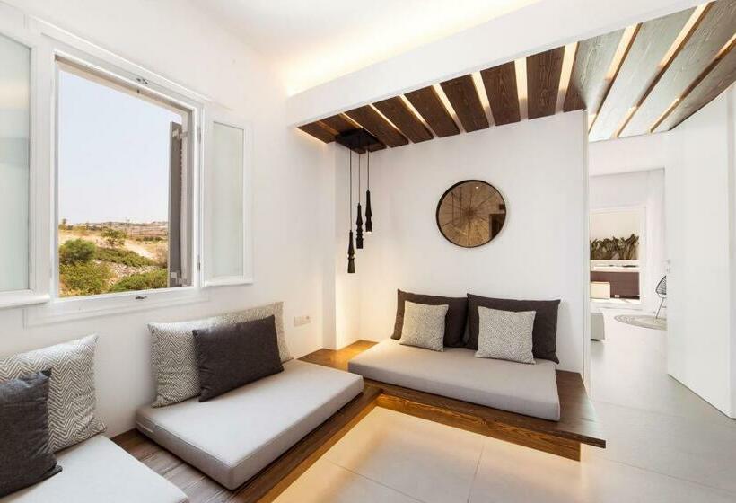 带海景的行政套房, Paros Agnanti Resort & Spa