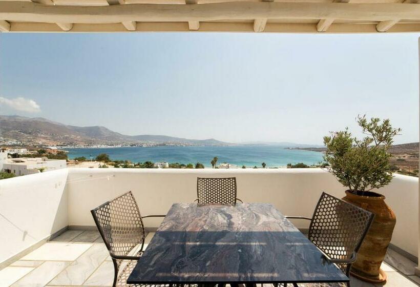 带海景的行政套房, Paros Agnanti Resort & Spa