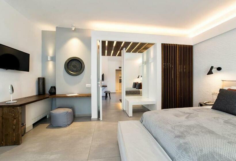 带海景的行政套房, Paros Agnanti Resort & Spa