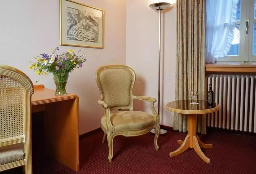 اتاق استاندارد یک نفره, Thermal Hotels & Walliser Alpentherme Leukerbad
