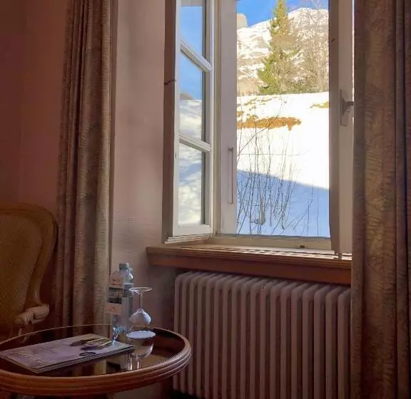اتاق استاندارد یک نفره, Thermal Hotels & Walliser Alpentherme Leukerbad