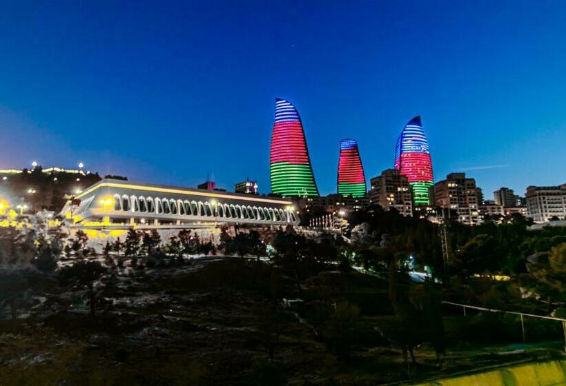 آپارتمان لوکس 1 خوابه, Baku Deniz Mall Family Hotel Apartment