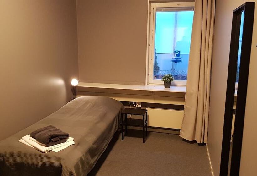 اتاق استاندارد یک تخته با سرویس بهداشتی مشترک, Vandrarhem Uppsala Portalgatan