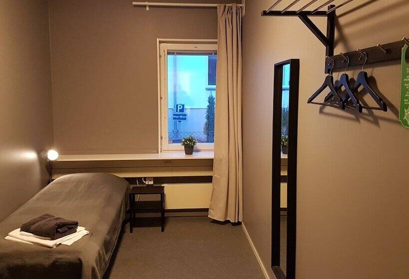 اتاق استاندارد یک تخته با سرویس بهداشتی مشترک, Vandrarhem Uppsala Portalgatan