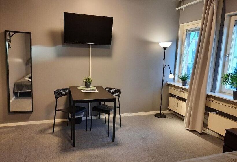 غرفة قياسية حمام مشترك, Vandrarhem Uppsala   Portalgatan