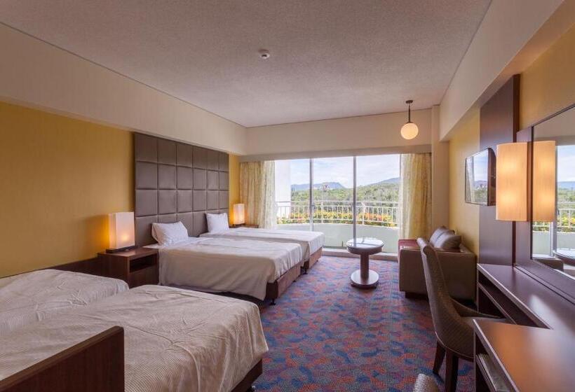 带观景的标准间, Okinawa Kariyushi Beach Resort Ocean Spa