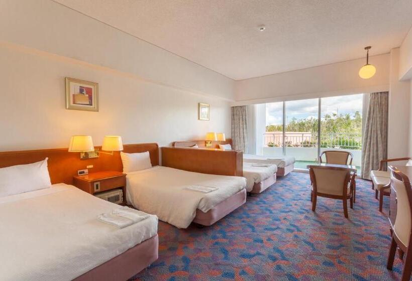带观景的标准间, Okinawa Kariyushi Beach Resort Ocean Spa