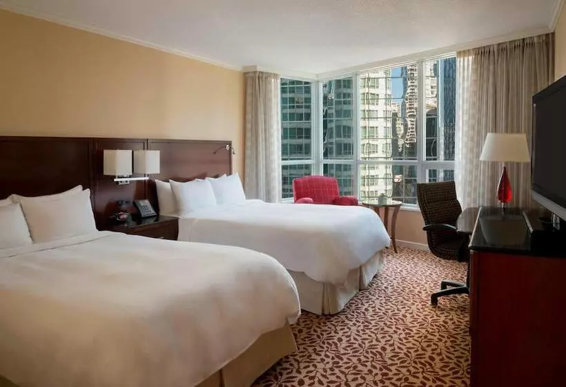 اتاق استاندارد با 2 تخت دوبل, Vancouver Marriott Pinnacle Downtown