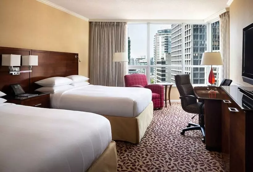 اتاق استاندارد با 2 تخت دوبل, Vancouver Marriott Pinnacle Downtown