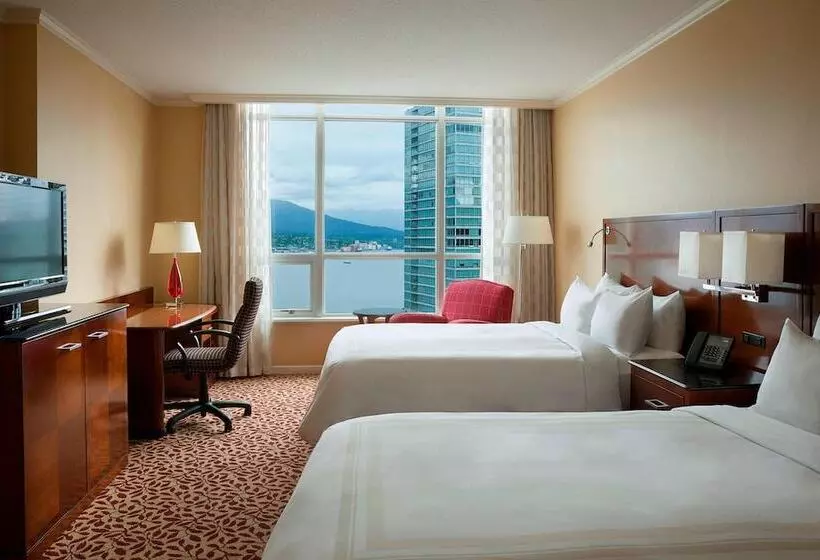 اتاق استاندارد با 2 تخت دوبل, Vancouver Marriott Pinnacle Downtown
