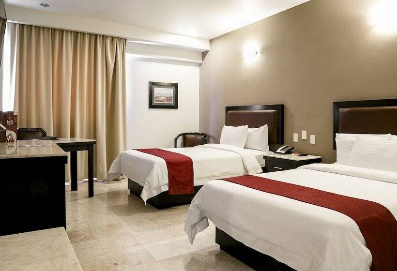 Номер Стандарт 2 Двуспальные Кровати, Imperio De Angeles Executive Leon By Real De Minas Business Class