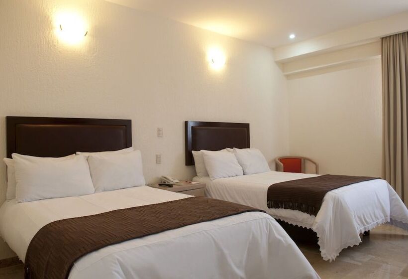 Номер Стандарт 2 Двуспальные Кровати, Imperio De Angeles Executive Leon By Real De Minas Business Class