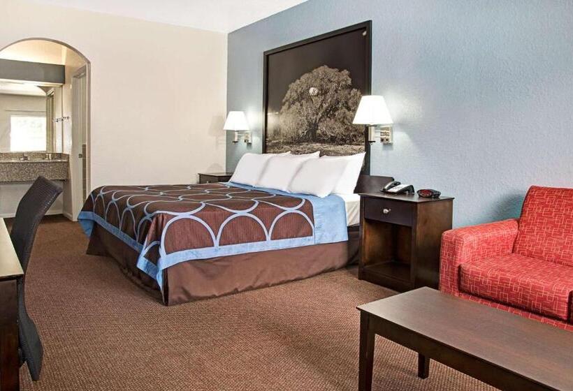 اتاق استاندارد با تخت بزرگ برای معلولان, Super 8 By Wyndham Houston/brookhollow Nw