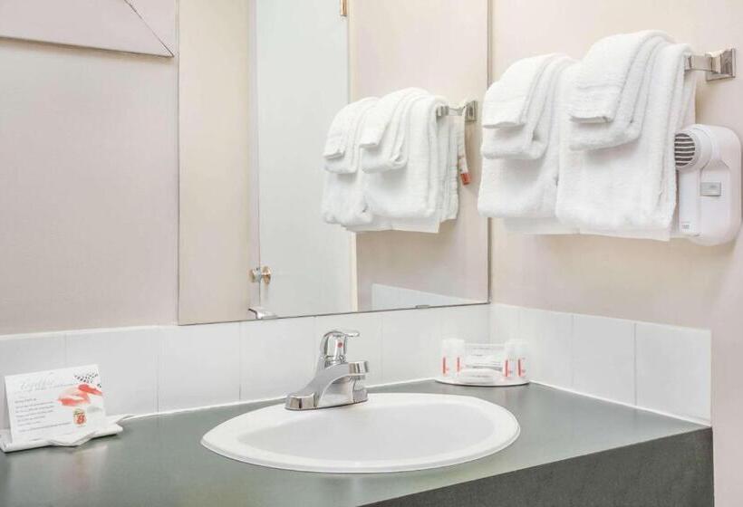 キングサイズベッドのデラックスルーム, Super 8 By Wyndham Stettler