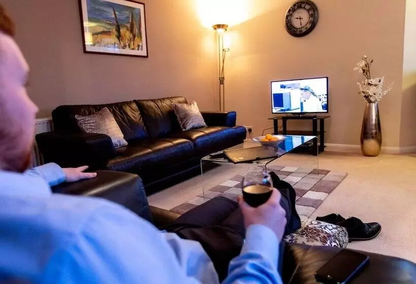 ２ベッドルームデラックスアパートメント, The Spires Serviced Apartments Aberdeen