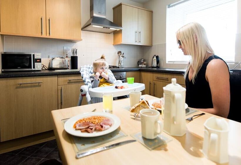 침실 2개 디럭스 아파트, The Spires Serviced Apartments Aberdeen