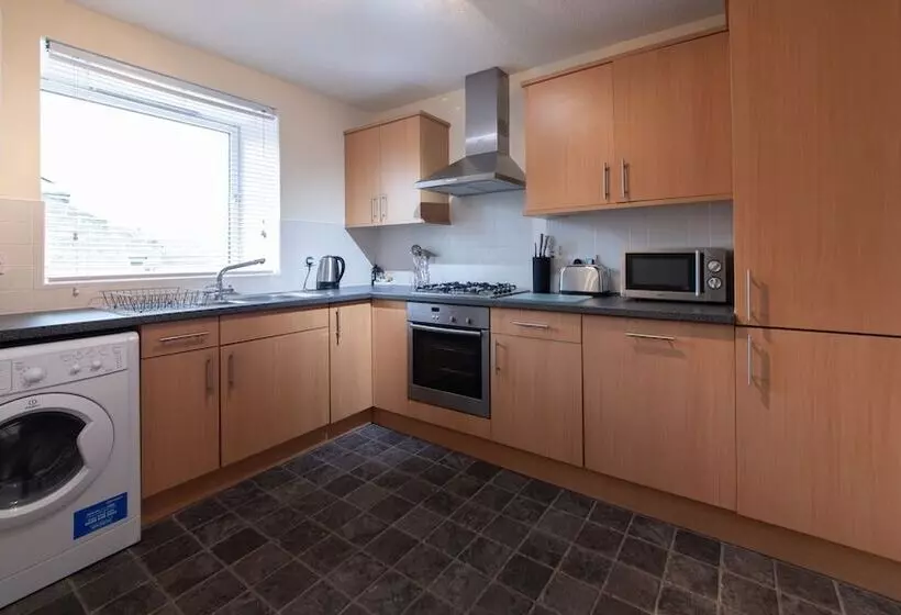 ２ベッドルームデラックスアパートメント, The Spires Serviced Apartments Aberdeen