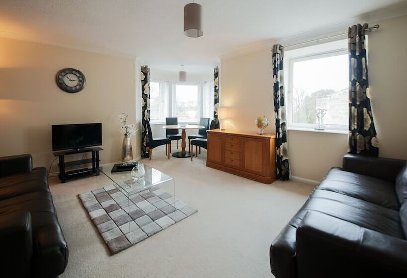 침실 2개 디럭스 아파트, The Spires Serviced Apartments Aberdeen