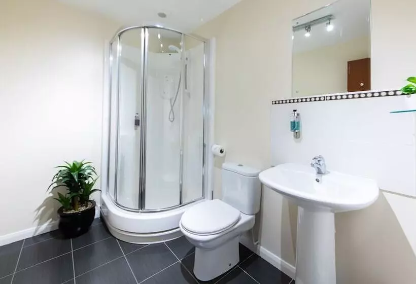 ２ベッドルームデラックスアパートメント, The Spires Serviced Apartments Aberdeen